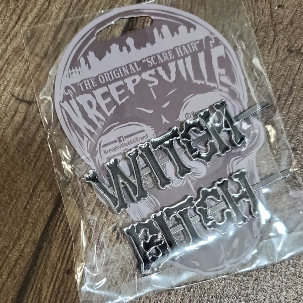 Kreepsville witch hair clips